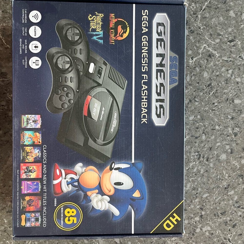 Genesis Flashback HD Console - Black